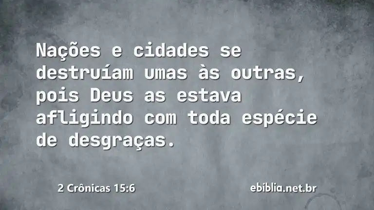 2 Crônicas 15:6