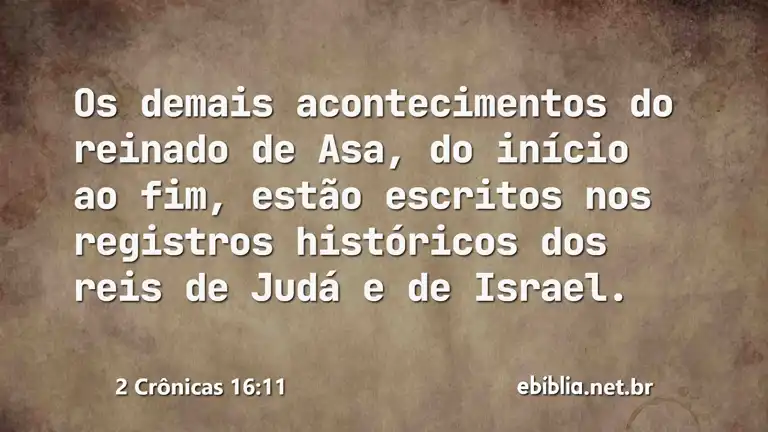 2 Crônicas 16:11