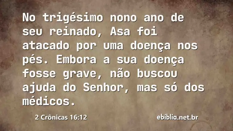 2 Crônicas 16:12