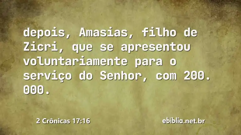 2 Crônicas 17:16