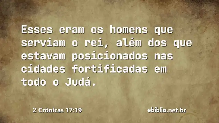 2 Crônicas 17:19