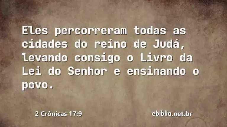 2 Crônicas 17:9