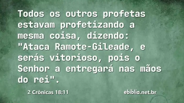 2 Crônicas 18:11