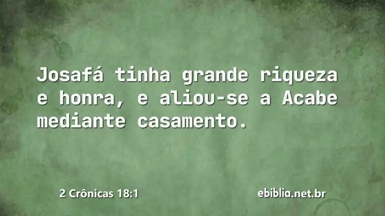 2 Crônicas 18:1