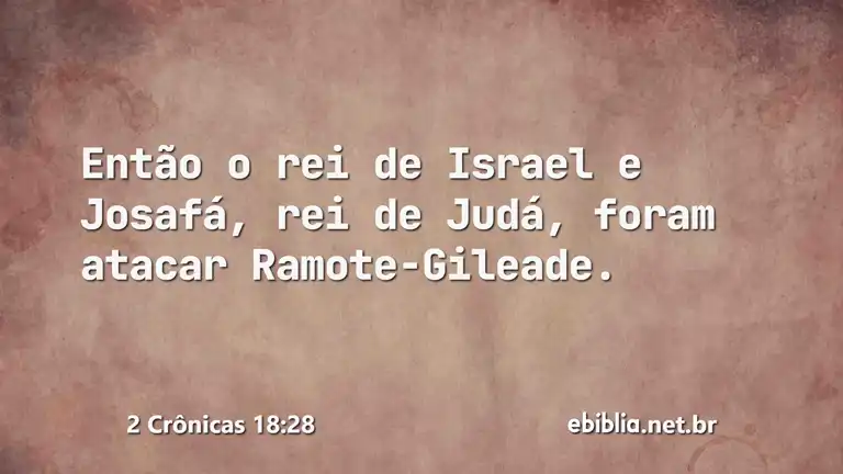 2 Crônicas 18:28