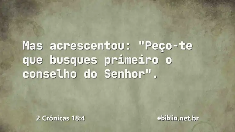 2 Crônicas 18:4