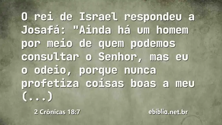 2 Crônicas 18:7