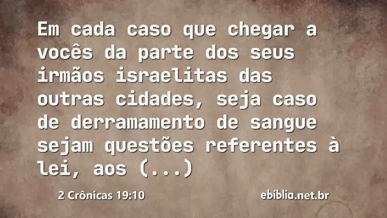 2 Crônicas 19:10