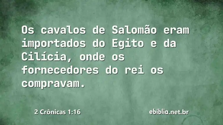 2 Crônicas 1:16