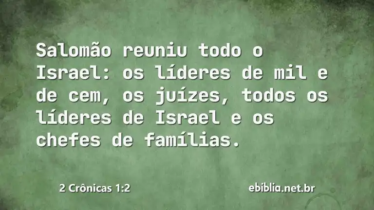 2 Crônicas 1:2