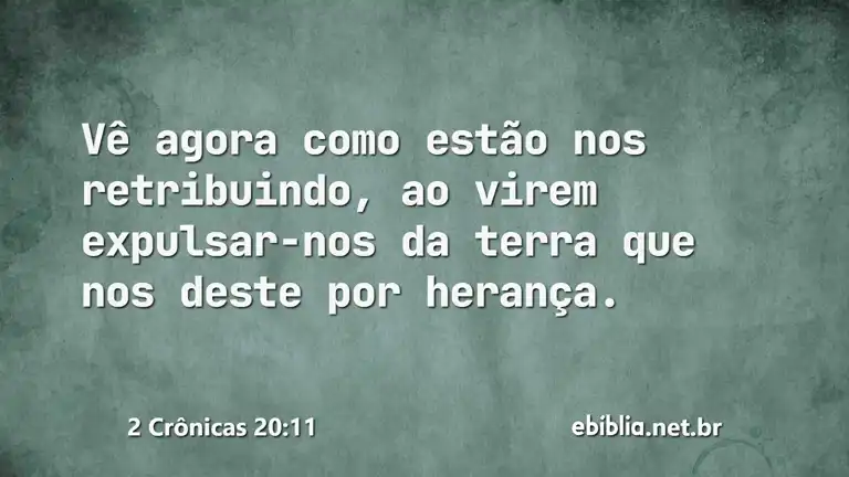 2 Crônicas 20:11