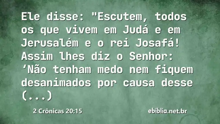 2 Crônicas 20:15