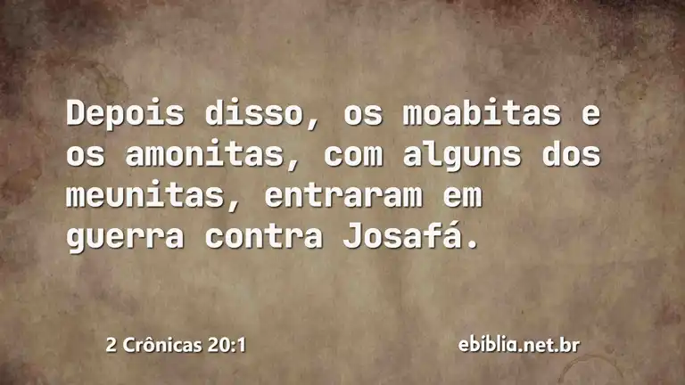 2 Crônicas 20:1