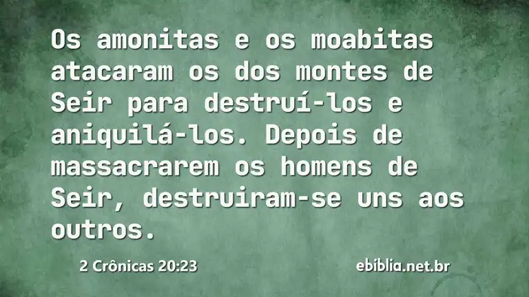 2 Crônicas 20:23