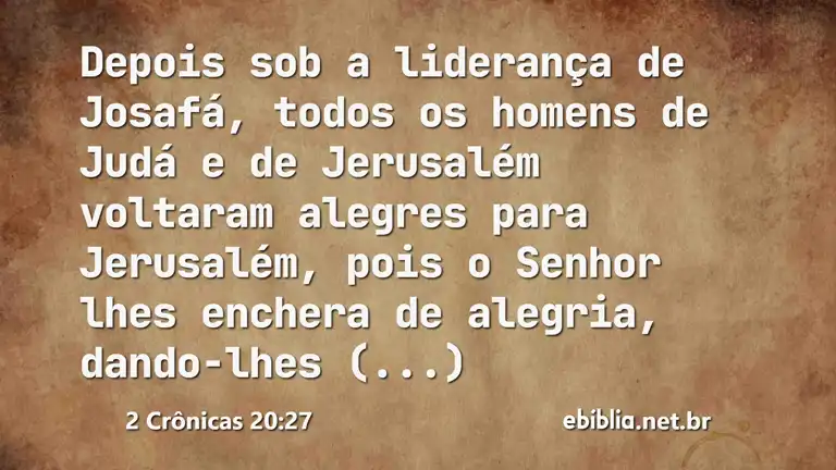 2 Crônicas 20:27