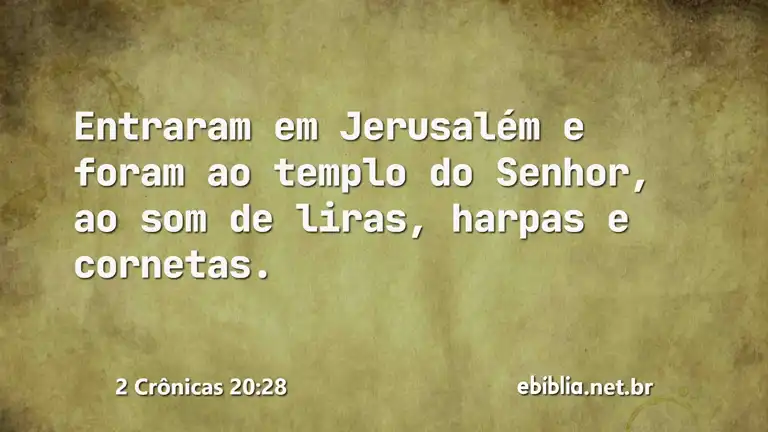 2 Crônicas 20:28