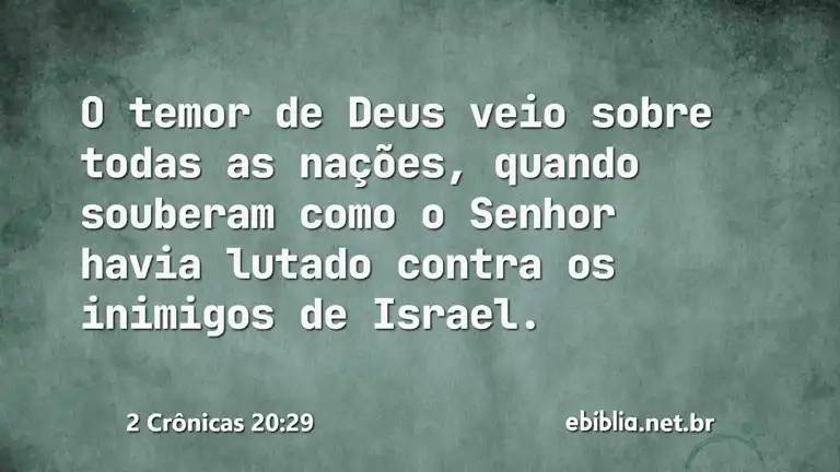 2 Crônicas 20:29