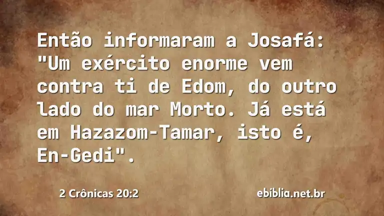 2 Crônicas 20:2