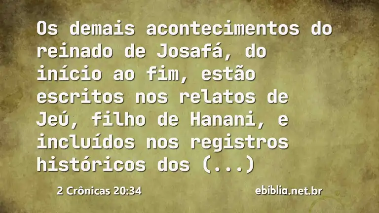 2 Crônicas 20:34