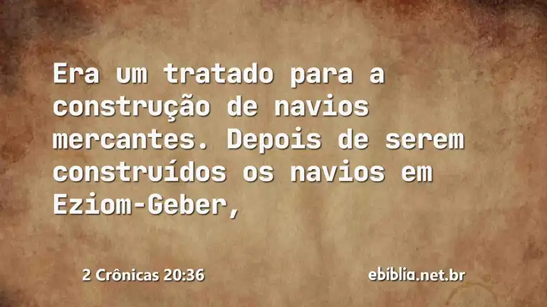 2 Crônicas 20:36