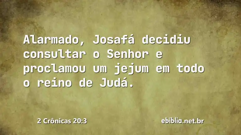 2 Crônicas 20:3