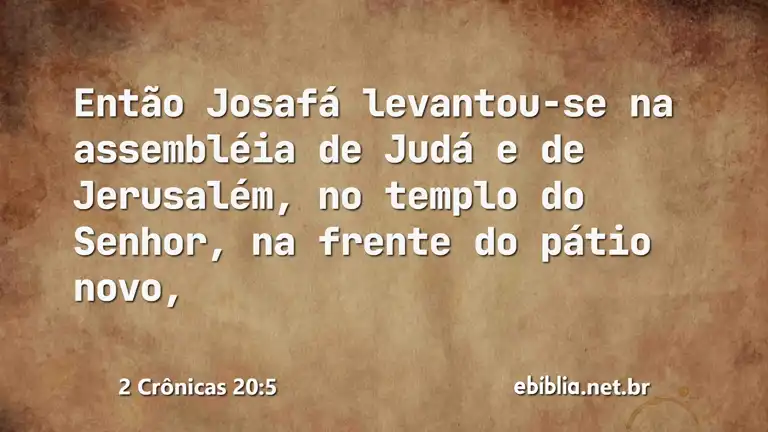 2 Crônicas 20:5