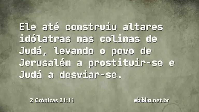 2 Crônicas 21:11