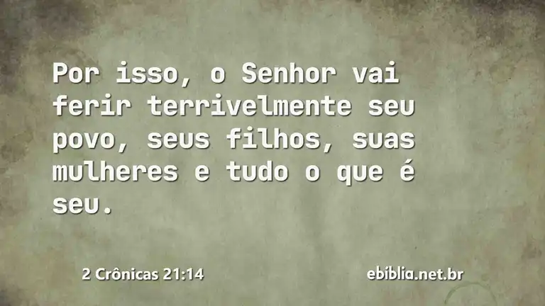 2 Crônicas 21:14