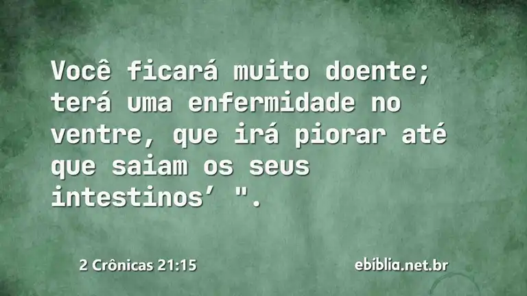 2 Crônicas 21:15