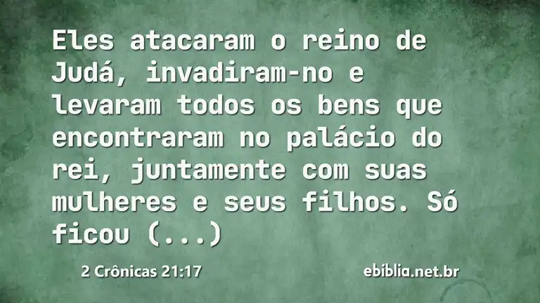 2 Crônicas 21:17