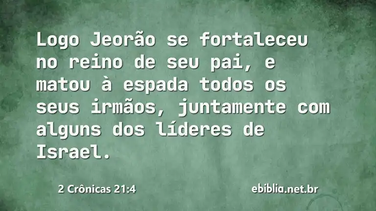 2 Crônicas 21:4