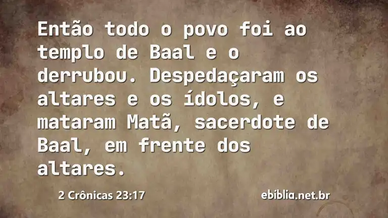 2 Crônicas 23:17