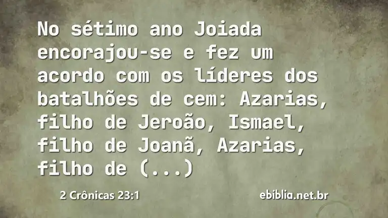 2 Crônicas 23:1