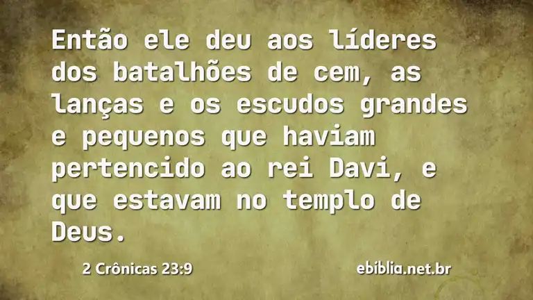 2 Crônicas 23:9