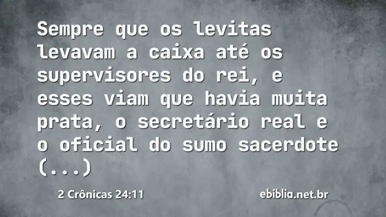 2 Crônicas 24:11