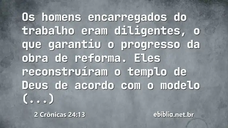 2 Crônicas 24:13