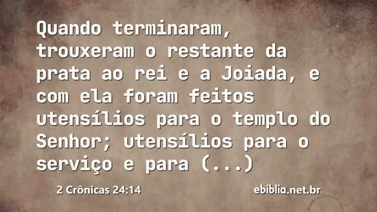 2 Crônicas 24:14