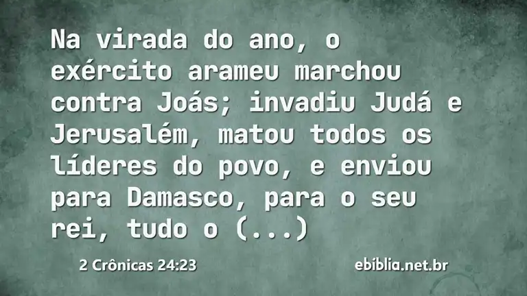 2 Crônicas 24:23