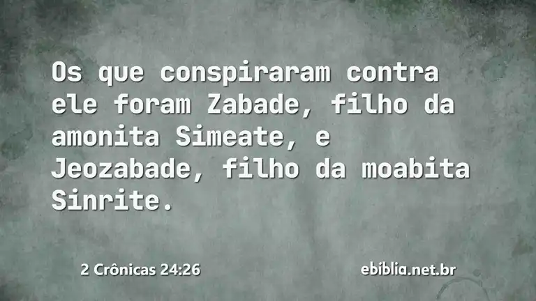 2 Crônicas 24:26