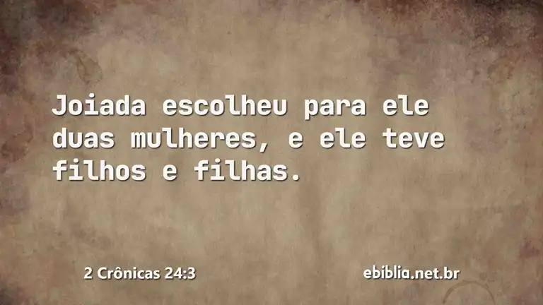 2 Crônicas 24:3