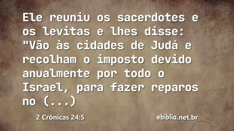 2 Crônicas 24:5