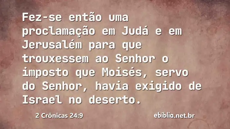 2 Crônicas 24:9