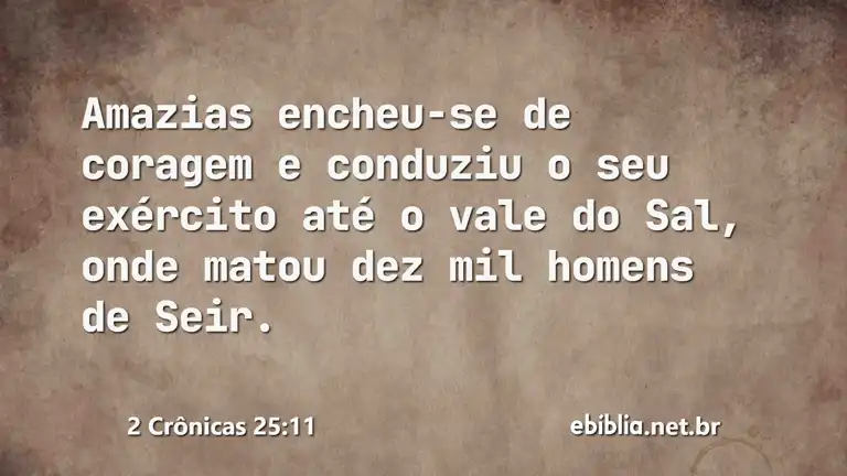 2 Crônicas 25:11