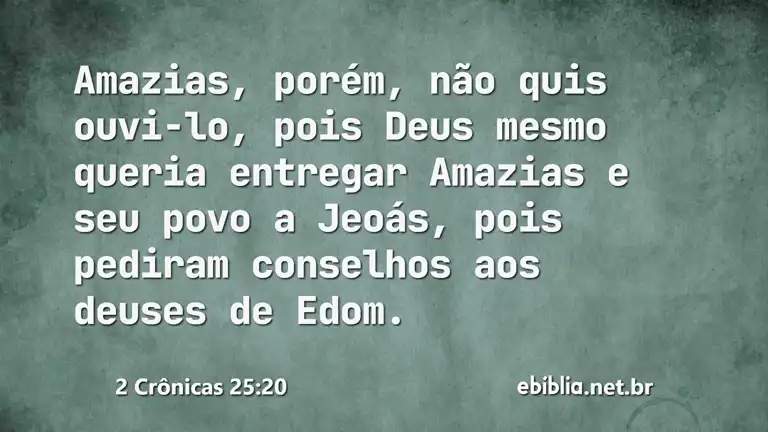 2 Crônicas 25:20