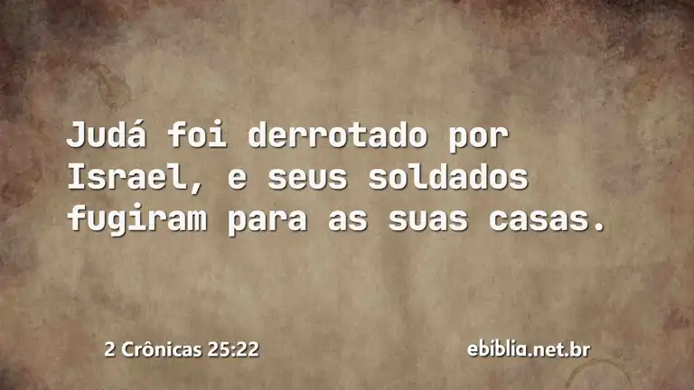 2 Crônicas 25:22