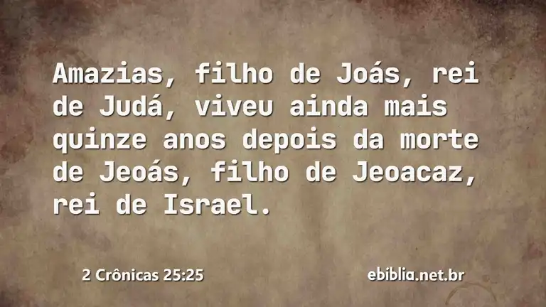 2 Crônicas 25:25