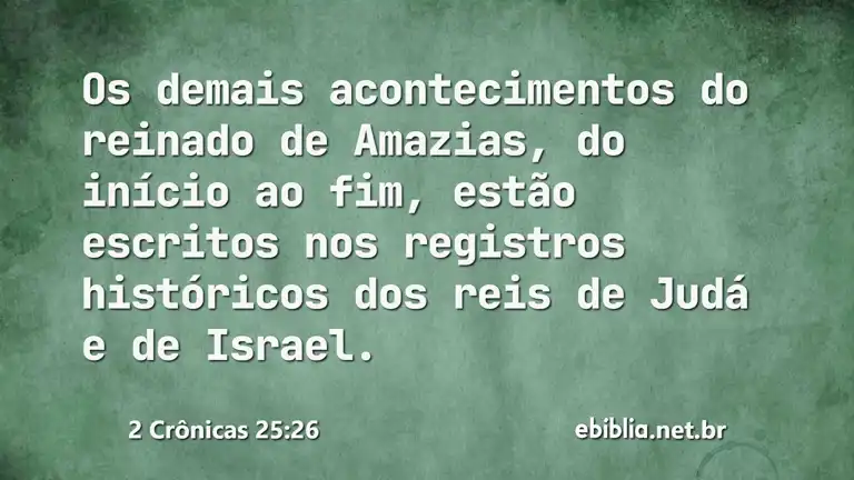 2 Crônicas 25:26