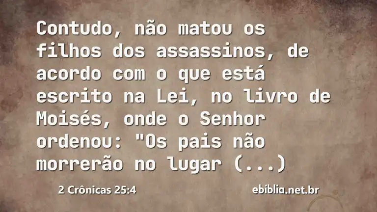 2 Crônicas 25:4