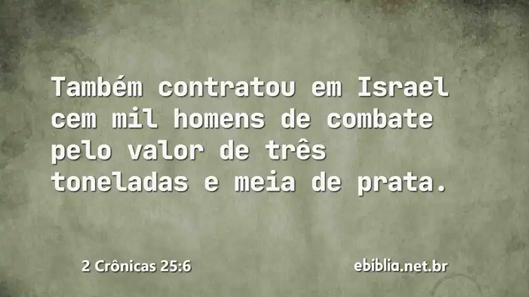 2 Crônicas 25:6