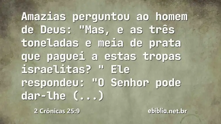 2 Crônicas 25:9